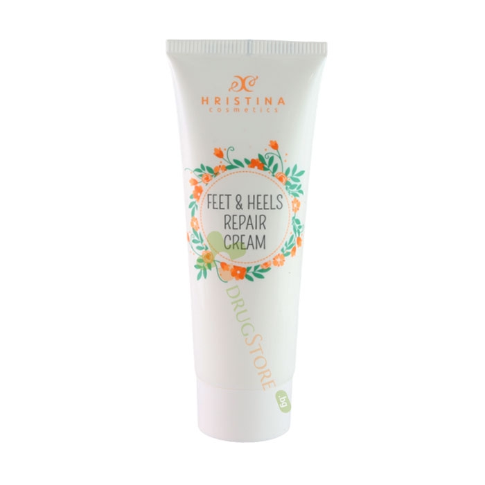 ВЪЗСТАНОВЯВАЩ КРЕМ ЗА ПЕТИ И КРАКА 100 мл / HRISTINA FEET &amp; HEELS REPAIR CREAM