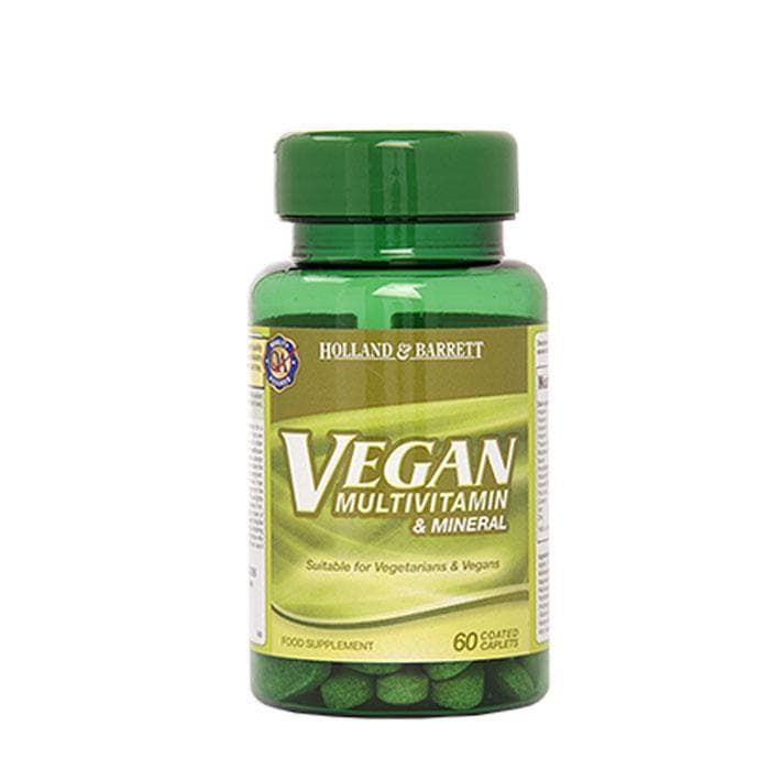 ВЕГАН МУЛТИВИТАМИНИ И МИНЕРАЛИ таблетки 60 броя / HOLLAND BARRETT VEGAN MULTIVITAMIN AND MINERAL
