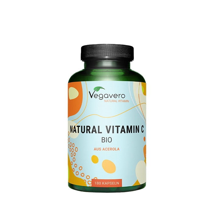 ВЕГАВЕРО ВИТАМИН C ОТ БИО АЦЕРОЛА капсули 180 броя / VEGAVERO NATURAL VITAMIN C BIO ACEROLA