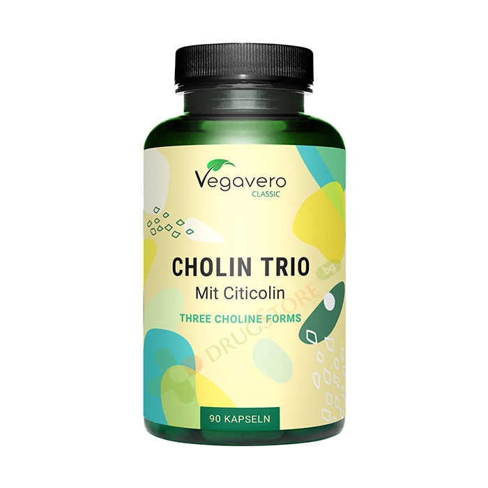 ВЕГАВЕРО ХОЛИН ТРИО капсули 90 броя / VEGAVERO CHOLIN TRIO MIT CITICOLIN