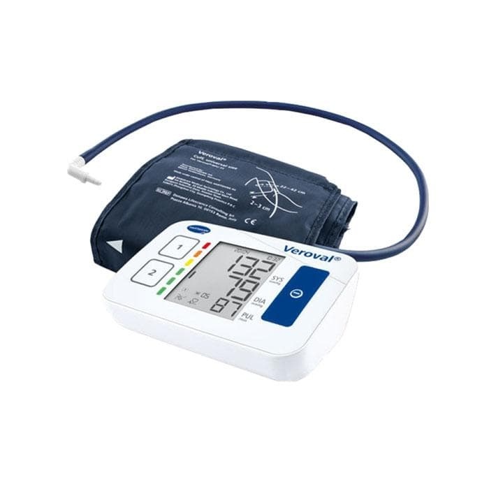 ЕЛЕКТРОНЕН АПАРАТ ЗА КРЪВНО НАЛЯГАНЕ ВЕРОВАЛ КОМПАКТ С МАНШОН / VEROVAL AUTOMATIC BLOOD PRESSURE MONITOR