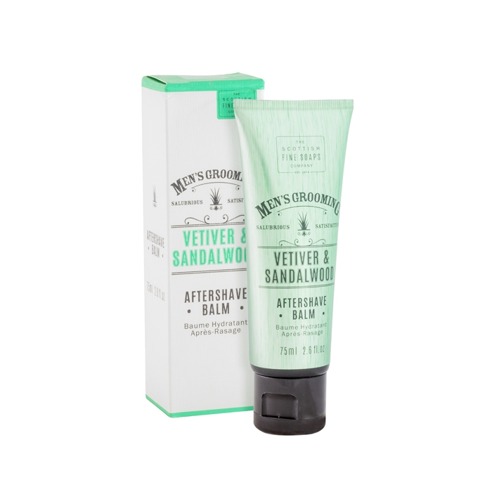 АФТЪРШЕЙВ БАЛСАМ С ВЕТИВЕР И САНДАЛОВО ДЪРВО 75 мл / SCOTTISH FINE SOAPS VETIVER &amp; SANDALWOOD AFTERSHAVE BALM