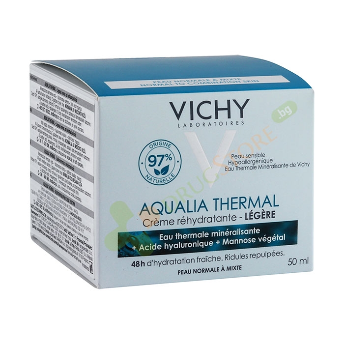 ВИШИ AQUALIA THERMAL LIGHT ХИДРАТИРАЩ КРЕМ ЗА НОРМАЛНА КОЖА 50 мл / VICHY AQUALIA THERMAL LIGHT CREAM FOR NORMAL SKIN