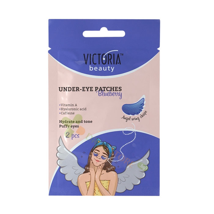 ПАЧОВЕ ЗА ОЧИ С ВИТАМИН A, ХИАЛУРОН И КОФЕИН 2 броя / VICTORIA BEAUTY EYE PATCHES WITH VITAMIN A, HYALURON AND CAFFEINE