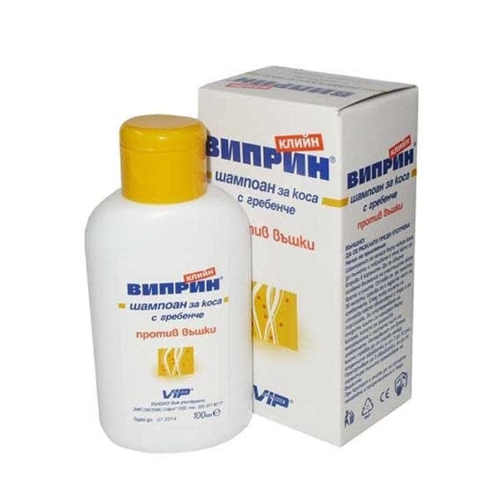ВИПРИН КЛИЙН ШАМПОАН ПРОТИВ ВЪШКИ 100 мл. / VIPRIN CLEAN SHAMPOO