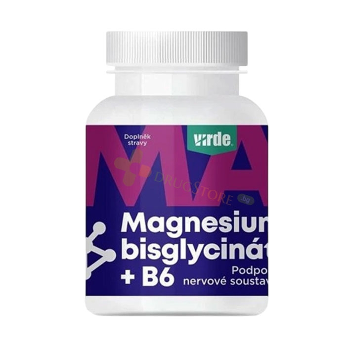 ВИРДЕ МАГНЕЗИЙ БИСГЛИЦИНАТ + ВИТАМИН B6 капсули 90 броя / VIRDE MAGNESIUM BISGLYCINATE + VITAMIN B6
