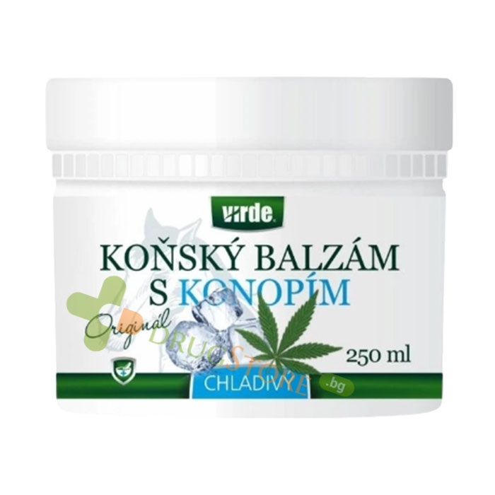 ВИРДЕ ОХЛАЖДАЩ КОНСКИ БАЛСАМ С КОНОПЕНО МАСЛО 250 мл / VIRDE COOLING BALM WITH HEMP OIL