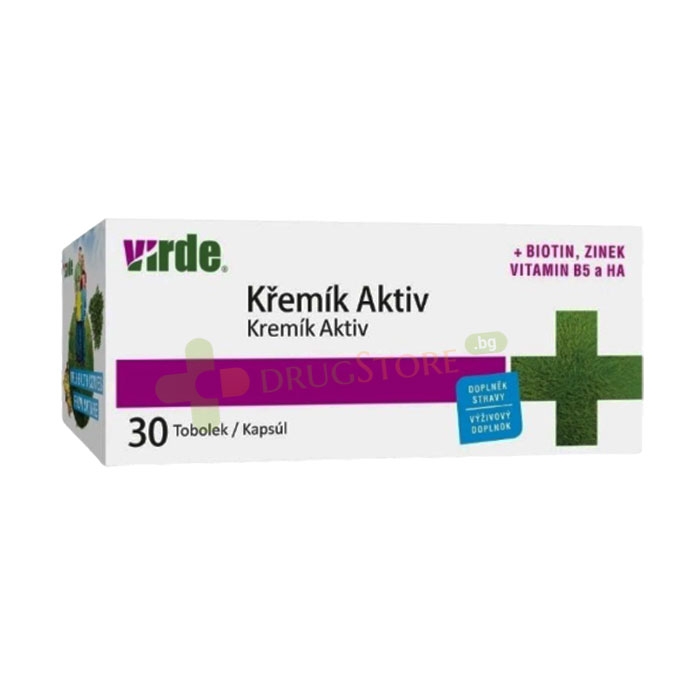 ВИРДЕ СИЛИЦИЙ АКТИВ + БИОТИН + ЦИНК + ХИАЛУРОНОВА КИСЕЛИНА капсули 30 броя / VIRDE SILICON ACTIVE + BIOTIN + ZINC + HYALURONIC ACID
