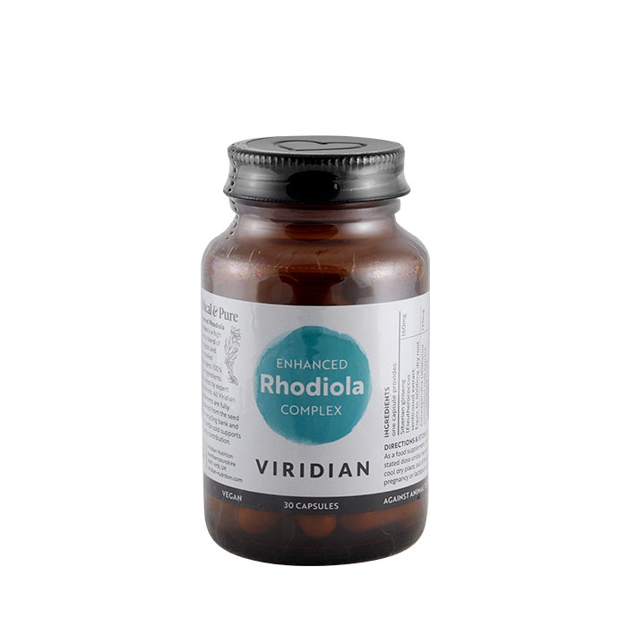 ОБОГАТЕН КОМПЛЕКС РОДИОЛА капсули 30 броя / VIRIDIAN ENHANCED RHODIOLA COMPLEX