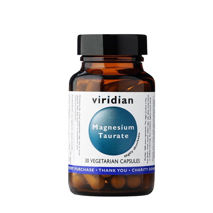 МАГНЕЗИЕВ ТАУРАТ капсули 30 броя / VIRIDIAN MAGNESIUM TAURATE