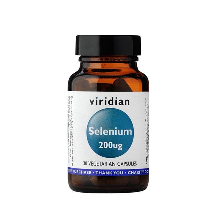 СЕЛЕН капсули 200 мкг 30 броя / VIRIDIAN SELENIUM