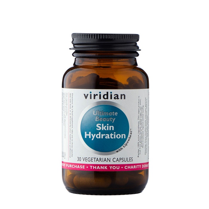 КОМПЛЕКС ЗА ХИДРАТИРАНА И КРАСИВА КОЖА капсули 30 броя / VIRIDIAN ULTIMATE BEAUTY SKIN HYDRATION