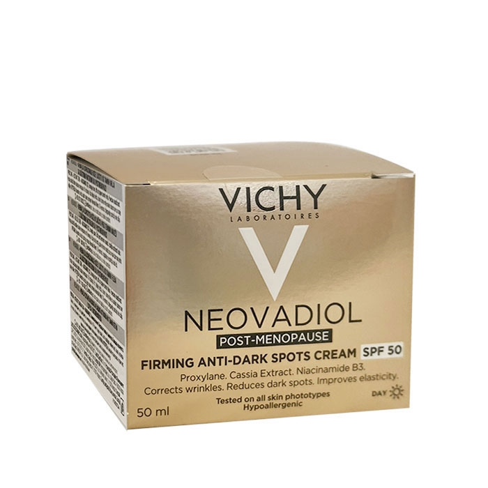 ВИШИ NEOVADIOL POST-MENOPAUSE КРЕМ ЗА СТЯГАНЕ И ЗАЩИТА ОТ ТЪМНИ ПЕТНА SPF50 50 мл / VICHY NEOVADIOL POST-MENOPAUSE FIRMING ANTI-DARK SPOTS CREAM SPF50