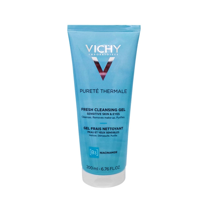 ВИШИ PURETE THERMALE ОСВЕЖАВАЩ ПОЧИСТВАЩ ГЕЛ ЧУВСТВИТЕЛНА КОЖА И ОЧИ 200 мл / VICHY PURETE THERMALE FRESH CLEANSING GEL