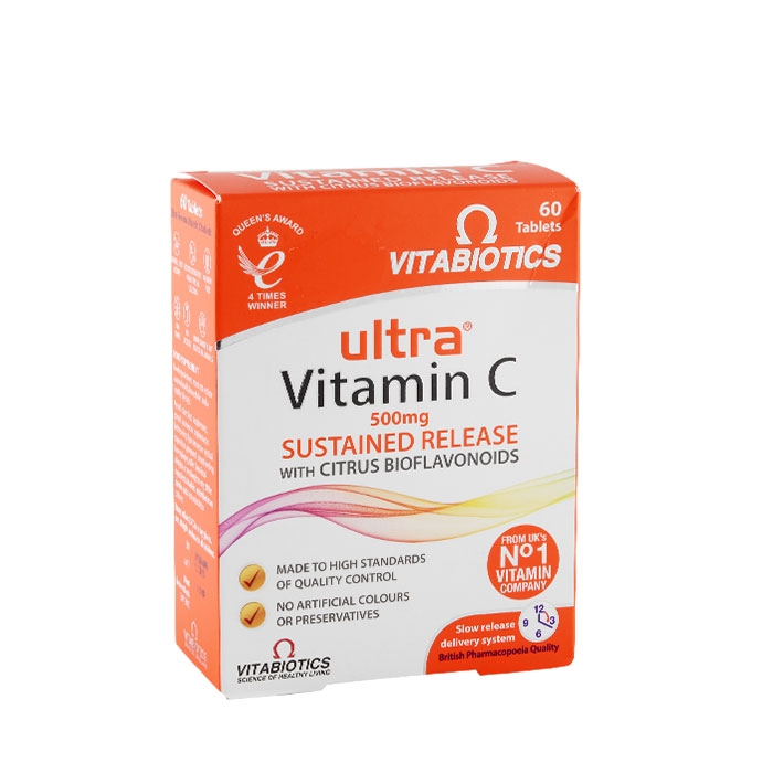 ВИТАБИОТИКС УЛТРА ВИТАМИН C таблетки 60 броя / VITABIOTICS ULTRA VITAMIN C