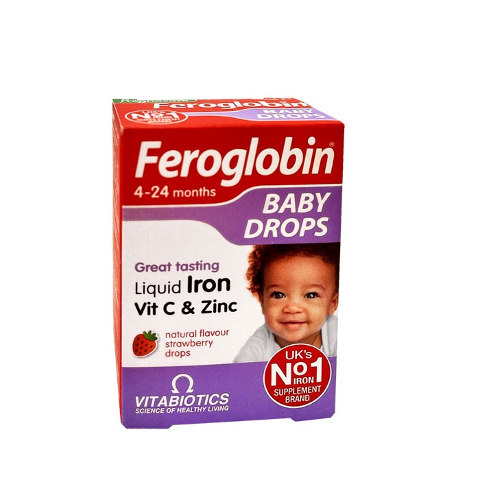 ВИТАБИОТИКС ФЕРОГЛОБИН БЕБЕ капки 30 мл / VITABIOTICS FEROGLOBIN BABY