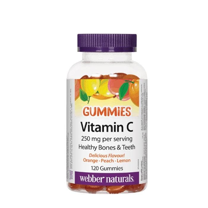 ВИТАМИН С ГЪМИС желирани таблетки 125 мг 120 броя / WEBBER NATURALS VITAMIN C GUMMIES