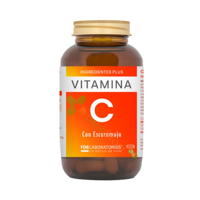 ВИТАМИН C + ШИПКА таблетки 60 броя / FDB LABORATORIOS VITAMIN C + ROSE HIP