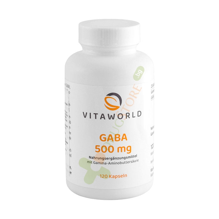 ГАБА капсули 500 мг 120 броя / VITA WORLD GABA