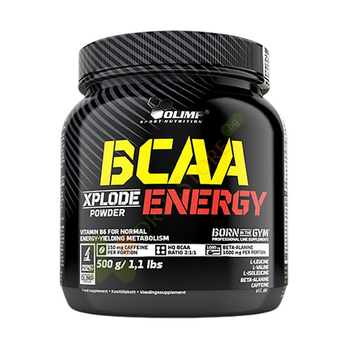 ВСАА ЕКСПОУД ЕНЕРДЖИ ОВКУСЕН прах 500 г / OLIMP SPORT NUTRITION BCAA XPLODE ENERGY FLAVOURED