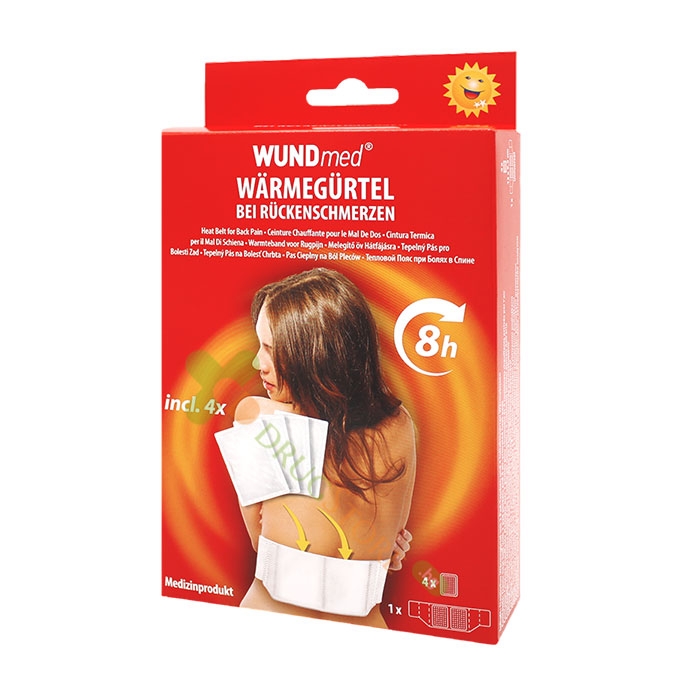 ВУНДМЕД ТОПЛИНЕН КОЛАН С 4 ПОДЛОЖКИ / WUNDMED HEAT BELT WITH 4 PADS