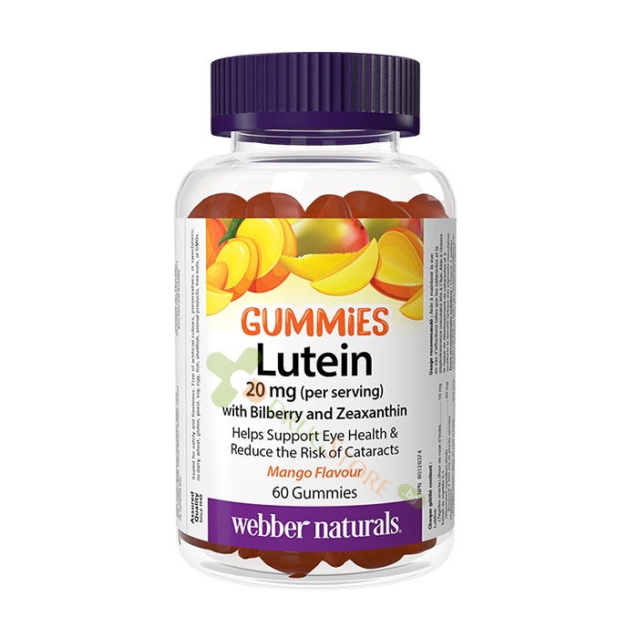 ЛУТЕИН С ЧЕРНА БОРОВИНКА И ЗЕАКСАНТИН желирани таблетки 60 броя / WEBBER NATURALS LUTEIN WITH BILBERRY AND ZEAXANTHIN