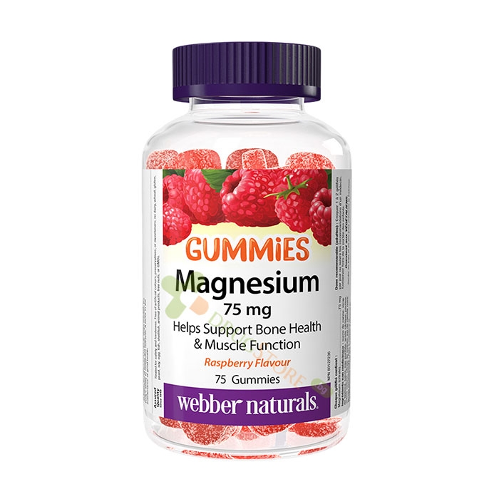МАГНЕЗИЙ ЦИТРАТ желирани таблетки 75 мг 75 броя / WEBBER NATURALS MAGNESIUM CITRATE gummies