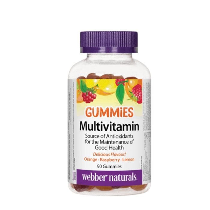 МУЛТИВИТАМИНИ ГЪМИС желирани таблетки 90 броя / WEBBER NATURALS MULTIVITAMIN GUMMIES tablets 90