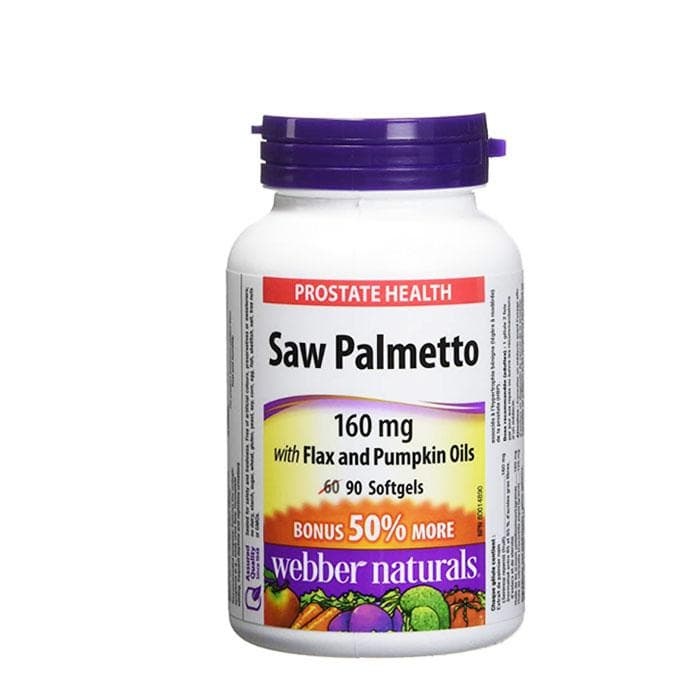 САО ПАЛМЕТО капсули 90 броя / WEBBER NATURALS SAW PALMETTO
