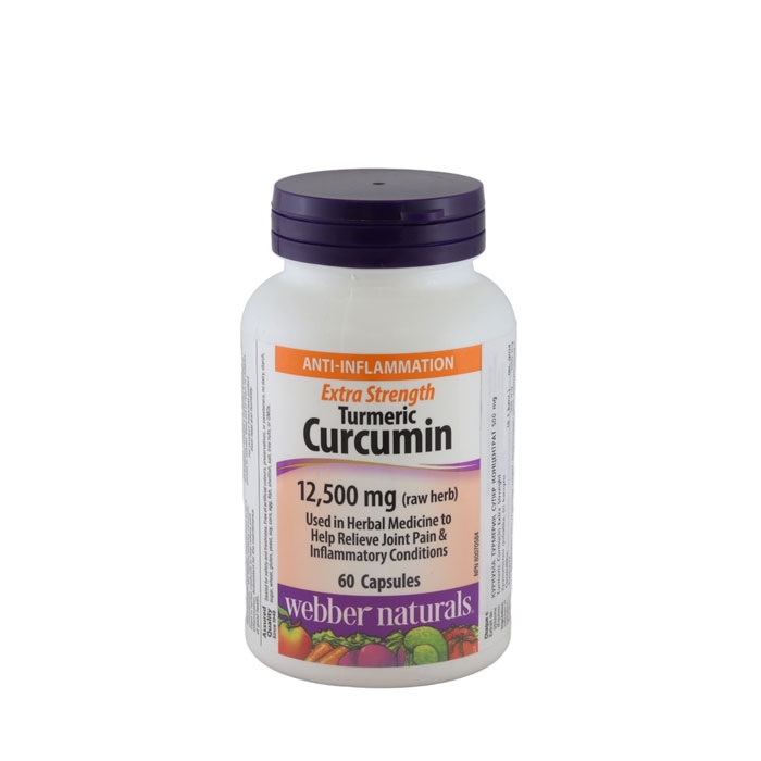 КУРКУМИН СУПЕР КОНЦЕНТРАТ (ТУРМЕРИК) капсули 60 броя / WEBBER NATURALS EXTRA STRENGHT TURMERIC CURCUMIN