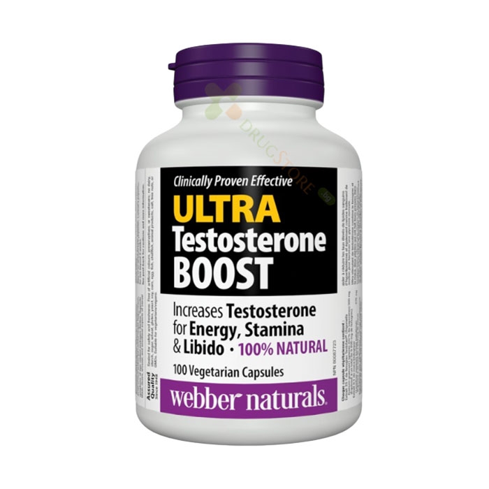 УЛТРА ТЕСТОСТЕРОН БУУСТ капсули 100 броя / WEBBER NATURALS ULTRA TESTOSTERONE BOOST