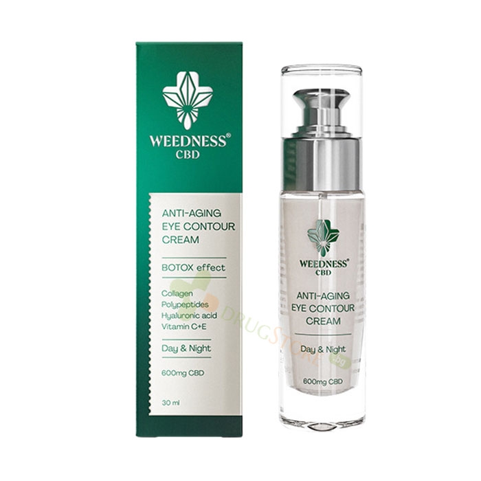 КРЕМ ЗА ОКОЛООЧЕН КОНТУР С БОТОКС ЕФЕКТ 600 мг CBD 30 мл / WEEDNESS CBD ANTI-AGING EYE CONTOUR CREAM BOTOX EFFECT 600 mg CBD