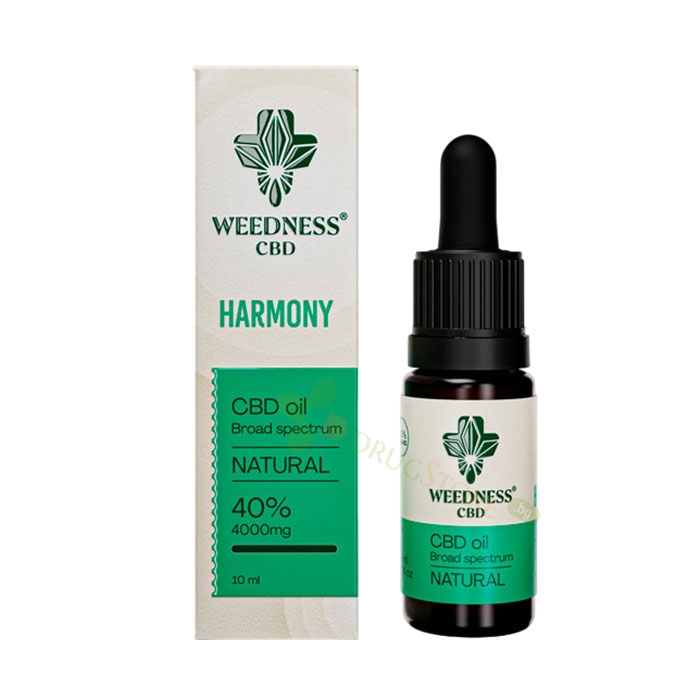 НАТУРАЛНО МАСЛО ХАРМОНИЯ 40% CBD 10 мл / WEEDNESS CBD NATURAL CBD OIL HARMONY 40% CBD