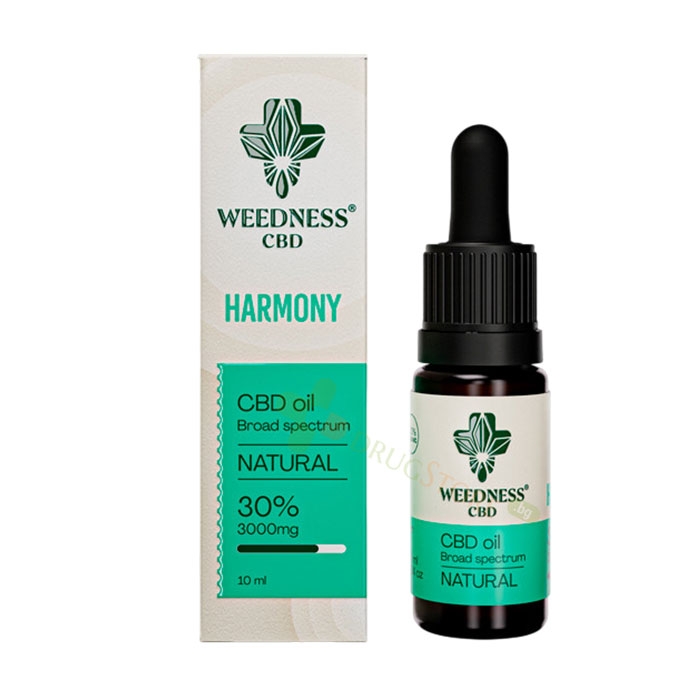 НАТУРАЛНО МАСЛО ХАРМОНИЯ 30% CBD 10 мл / WEEDNESS CBD NATURAL CBD OIL HARMONY 30% CBD