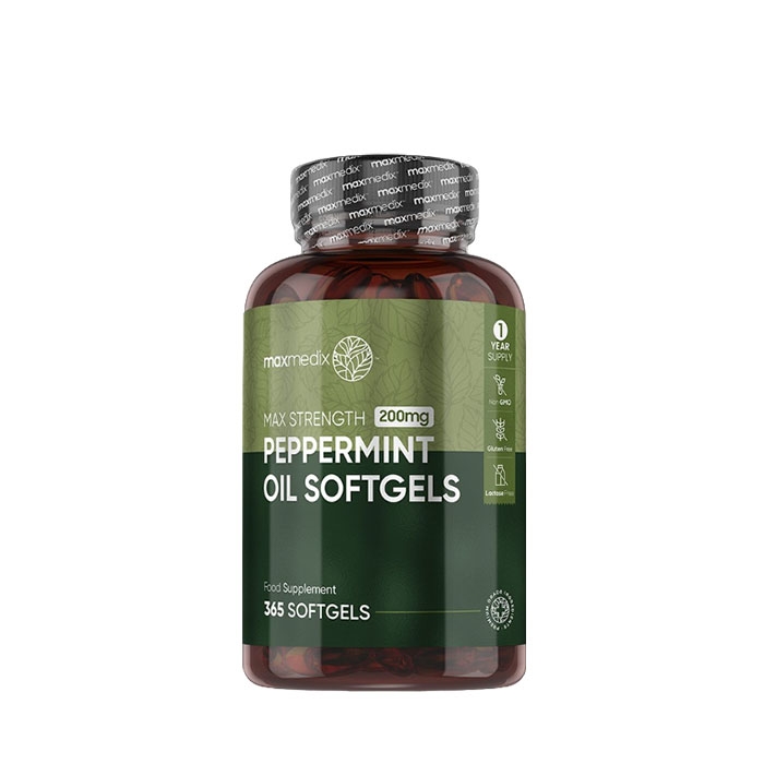 МЕНТА (МАСЛО) капсули 200 мг 365 броя / WEIGHT WORLD MAXMEDIX PEPPERMINT OIL