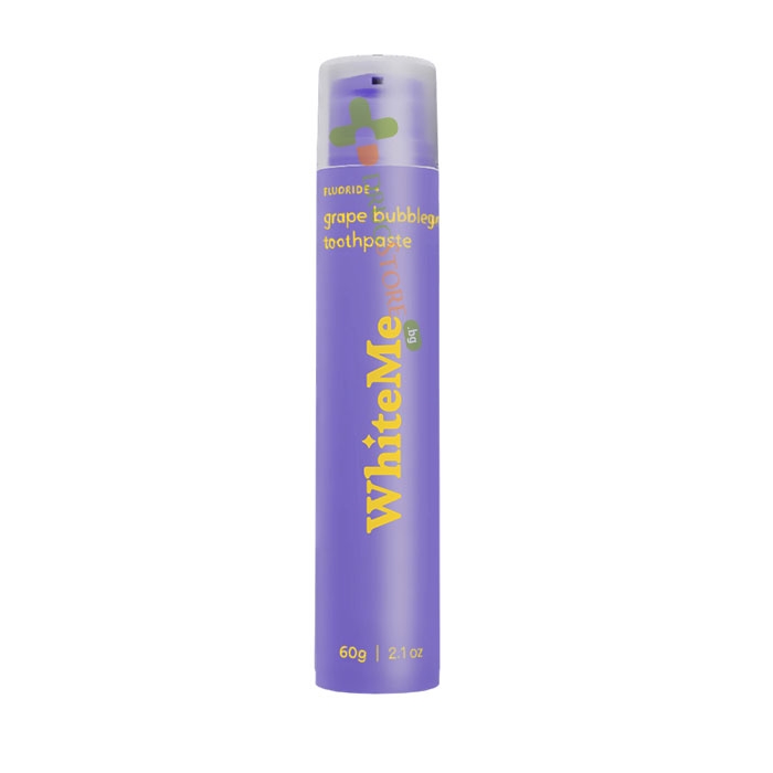 ПАСТА ЗА ЗЪБИ С АРОМАТ НА ГРОЗДЕ 60 г / WHITEME GRAPE BUBBLEGUM TOOTHPASTE