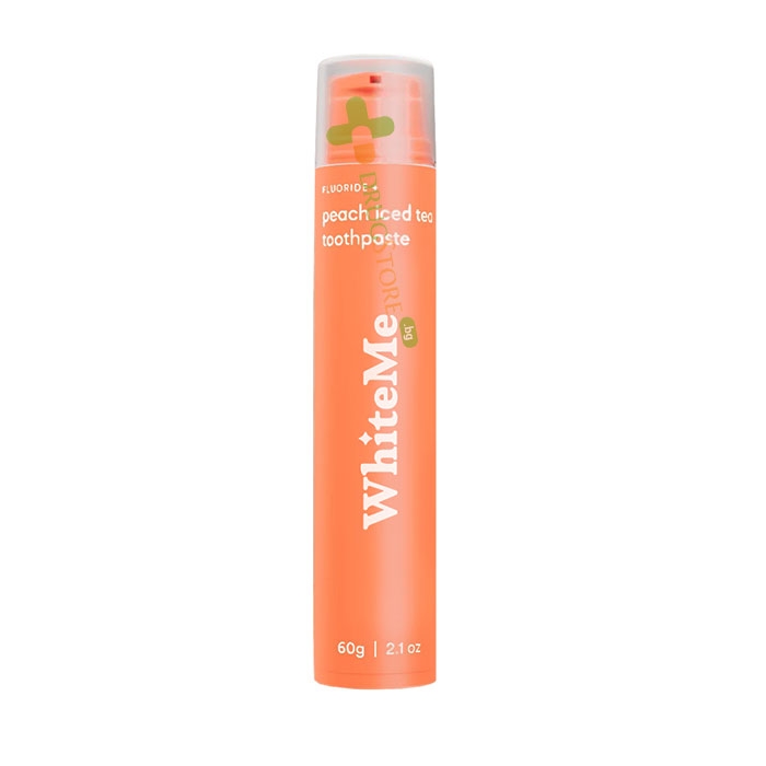 ПАСТА ЗА ЗЪБИ С АРОМАТ НА СТУДЕН ЧАЙ ПРАСКОВА 60 г / WHITEME PEACH ICED TEA TOOTHPASTE