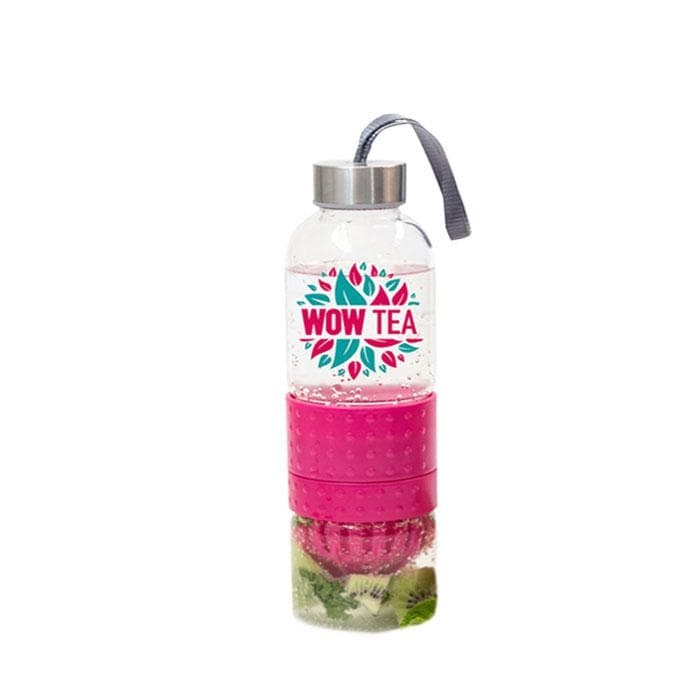 БУТИЛКА ДЕТОКС РОЗОВА 600 мл. / WOW TEA BOTTLE DETOX PINK 600 ml.