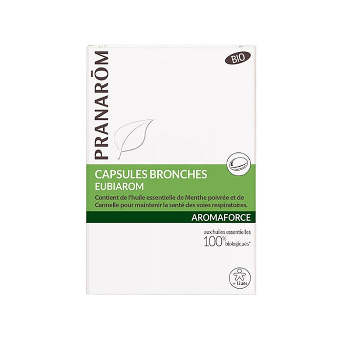 АРОМАФОРС БРОНХО капсули 30 броя / PRANAROM AROMAFORCE BRONCHES