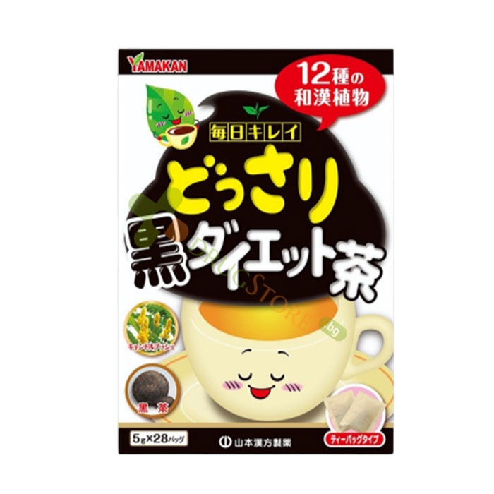 ЯМАКАН БИЛКОВ ЧАЙ ХУТИНИЯ КОРДАТА филтър 36 броя / KANPO YAMAMOTO YAMACAB HOUTTUYNIA CORDATA TEA filter bags