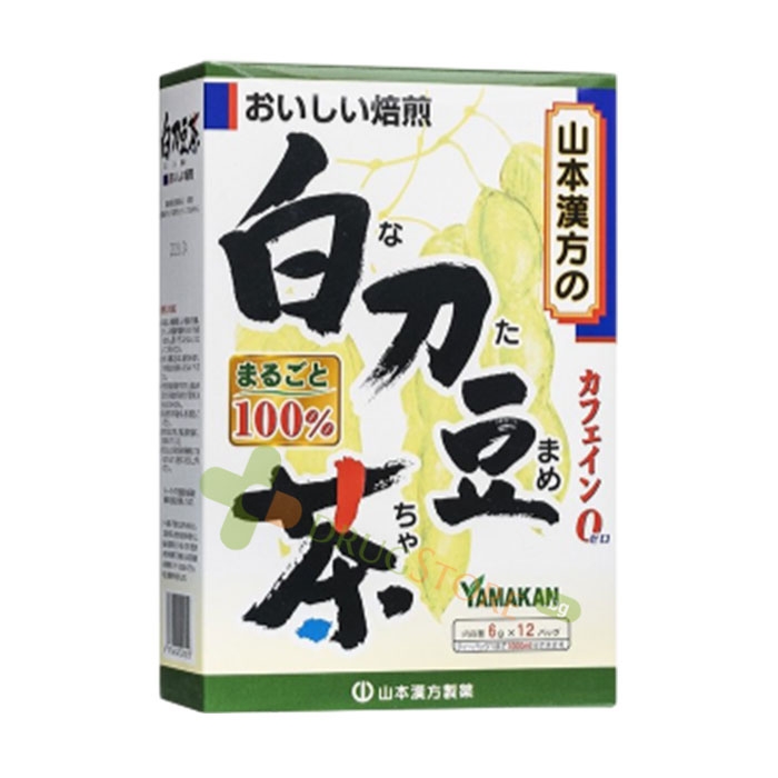 ЯМАКАН ЧАЙ ОТ БЯЛ БОБ НАТАМАМЕ филтър 12 броя / KANPO YAMAMOTO YAMAKAN NATAMAME WHITE BEAN TEA filter bags