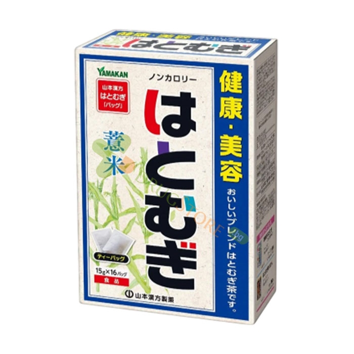ЯМАКАН ЯПОНСКИ БИЛКОВ ЧАЙ С ПЕРЛЕН ЕЧЕМИК филтър 32 броя / KANPO YAMAMOTO YAMACAN JAPANESE HERBAL TEA WITH PEARL BARLEY filter bags