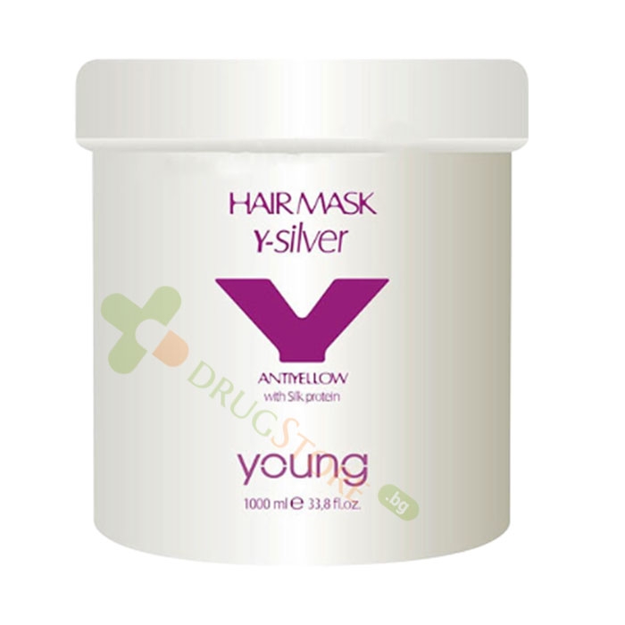 МАТИРАЩА МАСКА ЗА КОСА 1 л / YOUNG Y-SILVER MASK WITH ANTI-YELLOW EFFECT