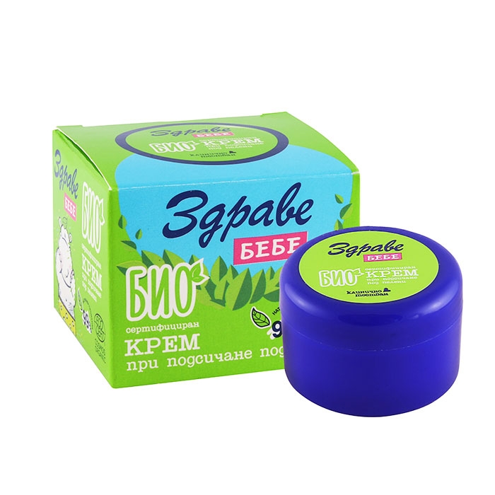 ЗДРАВЕ БЕБЕ БИО КРЕМ ПРИ ПОДСИЧАНЕ ПОД ПЕЛЕНИ 40 г / AROMA ZDRAVE BABY BIO NAPPY RASH CREAM