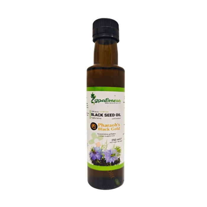 ЗДРАВНИЦА ЕГИПЕТСКО МАСЛО ОТ ЧЕРЕН КИМИОН 250 мл / ZDRAVNITSA EGYPTIAN BLACK SEED OIL