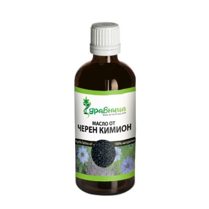 ЗДРАВНИЦА МАСЛО ОТ ЧЕРЕН КИМИОН 100 мл. / ZDRAVNITZA BLACK SEED OIL
