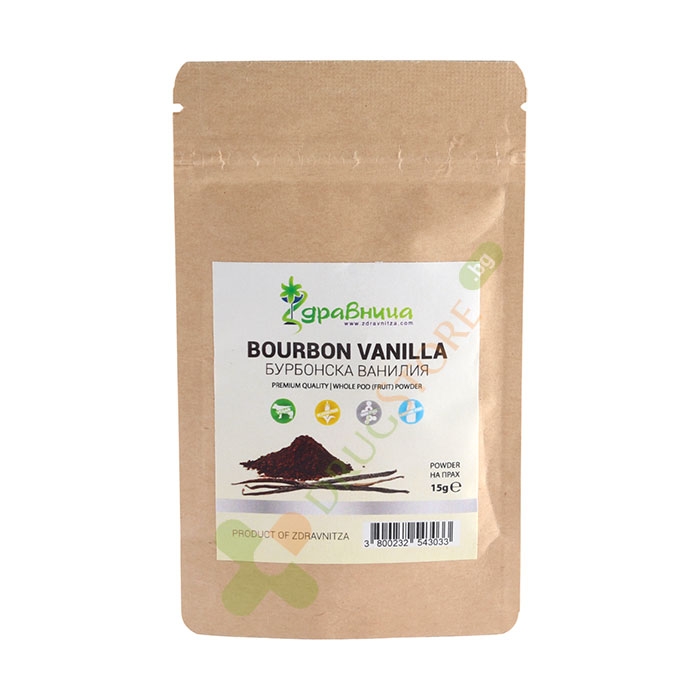 ЗДРАВНИЦА БУРБОНСКА ВАНИЛИЯ на прах 15 г / ZDRAVNITZA BOURBON VANILLA