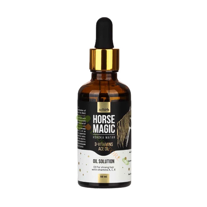 ЗЕХИРА ТРИВИТАМИНИ ЗА КОСА КОНСКА МАГИЯ 50 мл / ZEHIRA HORSE MAGIC 3-VITAMINS ACE OIL