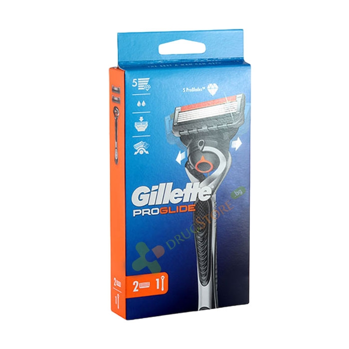 ЖИЛЕТ САМОБРЪСНАЧКА ПРОГЛАЙД 5 С 2 НОЖЧЕТА / PROCTER &amp; GAMBLE GILLETTE PROGLIDE 5 WITH 2 BLADES