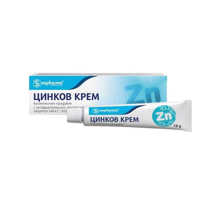 ЦИНКОВ КРЕМ 18 гр. / ZINC OINTMENT